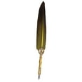 thumbnail image 3 of Quill Feather Pen, Wear  Feather Quill Stainless Steel Nib With 1 Base 5 Nibs For Calligraphy Practice For Gifts, 3 of 8