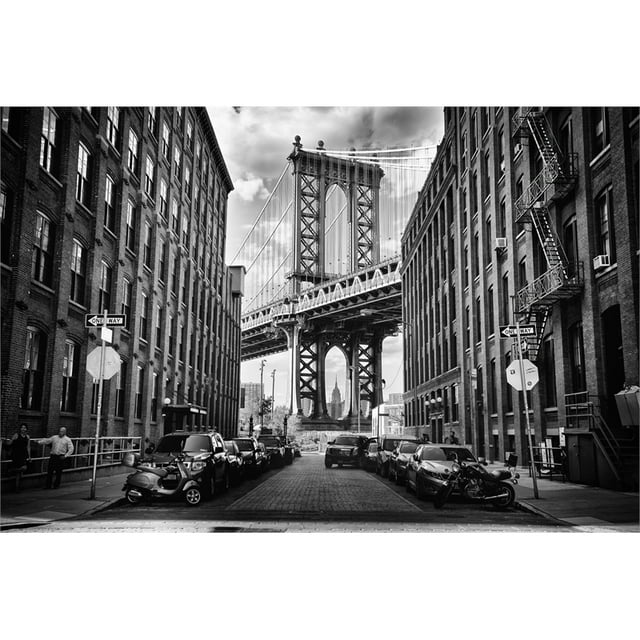 Giant Art 84x54 In America Fine Art Giant Canvas Print in Multi-Color