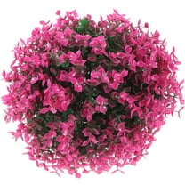 MLINS  Set of 2 Simulation Plant Balls Artificial Topiary for Outdoors Decor Plants Purple