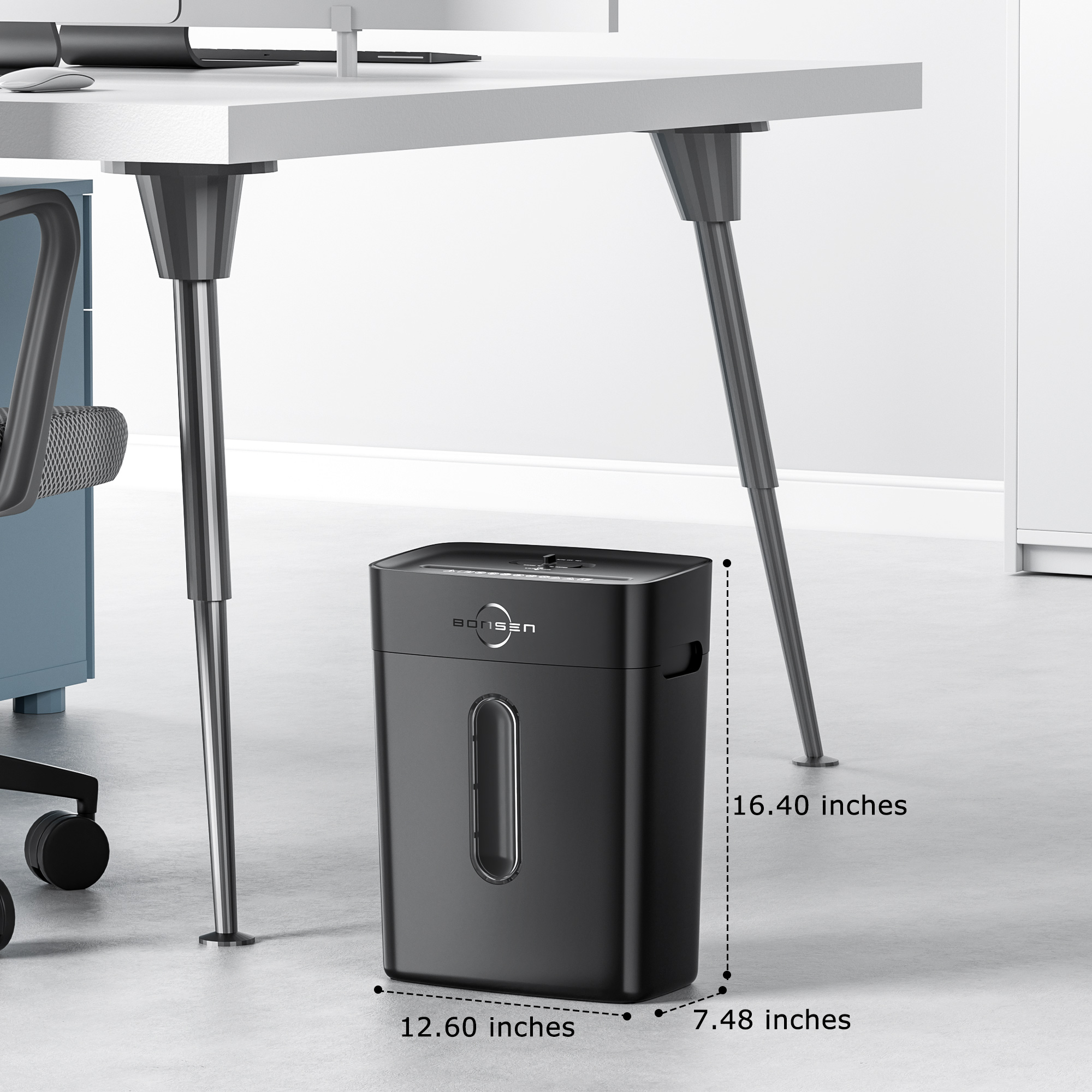 Bonsen 10-Sheet Cross-Cut Paper Shredder photo 6