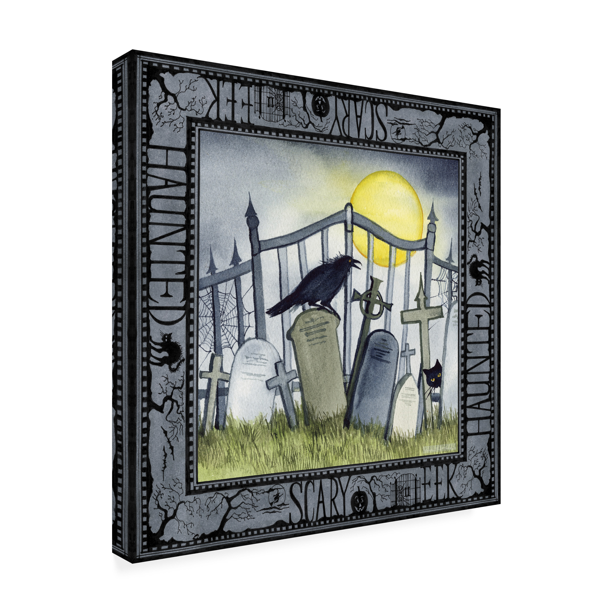 Trademark Fine Art 'Haunting Halloween Night IV' Canvas Art by Kathleen Parr McKenna