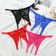 thumbnail image 4 of Bragas de encaje de talla grande para sexo, bragas de entrepierna abierta con perlas, tangas para mujer, lencería transparente Sexy, ropa interior, 4 of 5