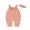 Pink, variant on Bagilaanoe Toddler Baby Girl Knit Jumpsuit Sleeveless Romper Strap Overalls Headband 3M 6M 9M 12M 18M 24M 3T Long Pants Fall Casual Outfits