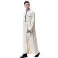 thumbnail image 2 of Muslim Mens Islamic Saudi Long Robe Thobe Kaftan Clothes Mens, 2 of 4