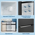 thumbnail image 7 of WHS-65LB1 Compact Sigle Reversible Door Refrigerator, 1.6 Cubic Feet(0.045 Cubic Meter), Black, 7 of 7
