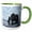 Green/White, variant on 3drose, Iceland, Hvitserkur. Sea Stack. Legend It Was a Troll Turned to Stone, 15oz Mug