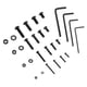 thumbnail image 4 of Juego De Surtido De Tornillos De Cabeza Hexagonal, Juego De Arandelas De Tuerca De Tornillo De Cabeza Semiredonda A Prueba De Desgaste 884 Piezas Para Instalación De Muebles Fyydes Screw Nut Washer Set, 4 of 8