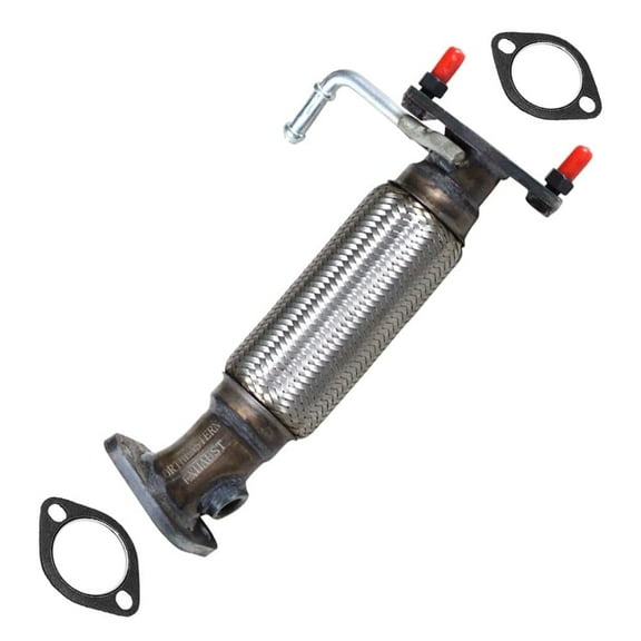 Stainless Steel Exhaust Front Flex Pipe Fits 2012-2017 Hyundai Accent & Veloster 1.6L |  2012-2017 Kia Rio 1.6L - Direct Fit