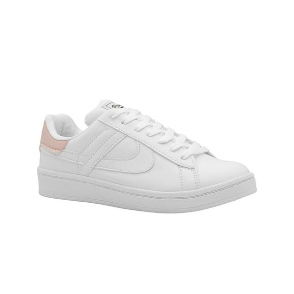 Tenis Para Mujer Panam® Urbano Vulcanizado Color Blanco Rosa rosa 24
