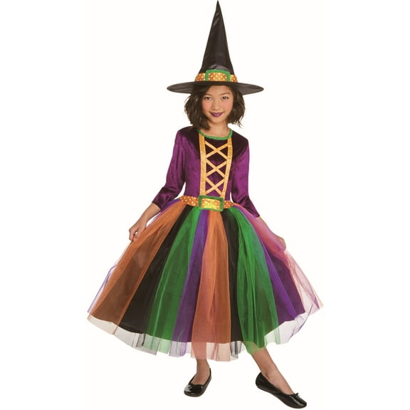 Classic Halloween Witch Dress Costume Medium 8-10