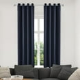 thumbnail image 5 of JVBTVB Blackout Thermal Insulated Curtains 42x63 Inch - Noise Reducing Polyester Room Darkening Curtains with Grommets for Bedroom, 5 of 5
