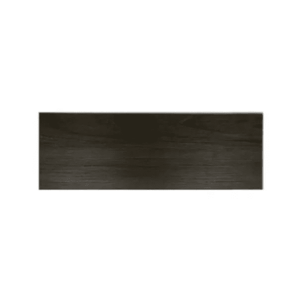 repisa flotante librero empotrable en pared repisas flotantes pagoda moderno minimalista color Chocolate. Vista frontal centrada de repisa rectangular de madera con vetas horizontales y acabado mate, perfil delgado empotrable para sala u oficina; incluye manual y birlos de presión, imagen ilustrativa sin accesorios. También suele usarse para organizar libros y objetos decorativos.