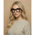 thumbnail image 2 of Fifth & Ninth Women's Square Blue Light Glasses | Helena, 2 of 9