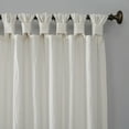 thumbnail image 6 of Archaeo Sarro Washed Cotton Twist Tab Curtain, 52" x 95", 6 of 8