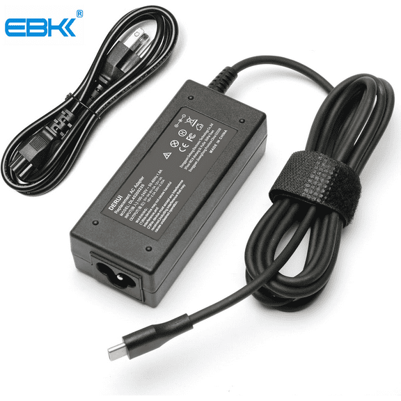 USB Type C 45W Chromebook Charger Fit for HP Chromebook 14 14A G5 14-ca061dx 14-ca020nr 14-ca060nr 14-ca043cl 14-ca052wm 14-ca051wm X360 11A 11 G6 EE 11 G1 11-ae051wm 11-ae000