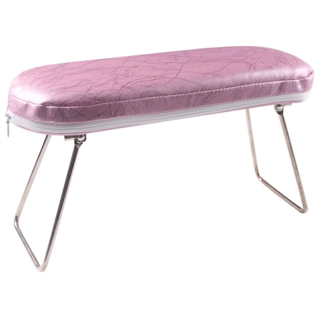 Reposabrazos de acrílico para uñas, soporte de cuero de microfibra para reposabrazos de uñas, almohada de mano para técnicas de uñas, salón de uñas