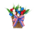 thumbnail image 2 of Independence Day Simulation Bouquet Wall Decor Wholesale Red White And Blue United States Flag Wreath Decorations, 2 of 9