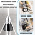 thumbnail image 3 of Mistaha Stainless Steel High-Pressure Sewer Jet Nozzle for Pipe Cleaning - Premium Material, Efficient Cleaning, Reverse Airflow Design, Quick Connection - 1/4" Quick Insert, Front 1 and Rear Four, 3 of 6