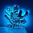 thumbnail image 2 of Handmadetneonsign Hair Salon Barber Metal Wall Art Light, Barber Metal Sign Wall Decor, Barber Metal Decor, 2 of 5