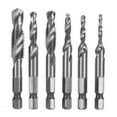 Drilling Taps, Drill Tap Various Sizes For Tapping For Chamfering Silver