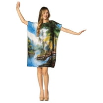 Rasta Imposta Landscape Painting Dress Halloween Costume, Multicolor, Women's Size 4-10, 688