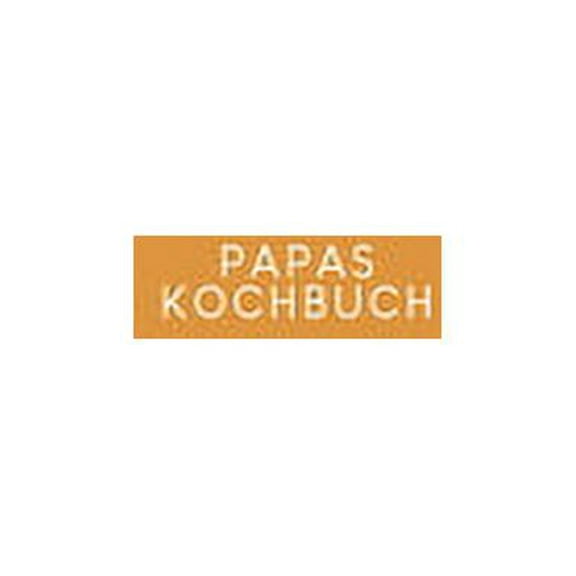 Papas Kochbuch: Rezeptbuch zum Ausfüllen - Motiv: Senfgelb (Paperback)