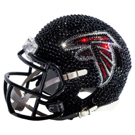 Atlanta Falcons Rocks - Atlanta Falcons Swarovski Crystal Mini Football Helmet - No Size