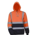 thumbnail image 1 of Reflective Stripe Safety Hoodie For Men's, 1 of 1