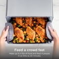 thumbnail image 6 of Ninja Flip Toaster Oven & Air Fryer, 8-in-1 Functionality, Storage Space, Air Fry Basket, Sheet Pan, Wire Rack & Removable Crumb Tray, SP151 Stainless, 6 of 12