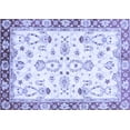 thumbnail image 1 of Ahgly Company Machine Washable Indoor Rectangle Oriental Blue Traditional Area Rugs, 6' x 9', 1 of 4
