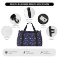 thumbnail image 4 of Disketp Cute Shark Bolsa de Viaje Tipo Duffle, Bolso de Mano para Fin de Semana para Mujer, Bolsa de Gimnasio Ligera para Hombre, Esencial para Viajes, 4 of 7