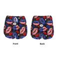 thumbnail image 3 of Salouo American With Lips Print Women's 2 in 1 Running Shorts Double-Layer Shorts Athletic Workout Gym Yoga Shorts Running Shorts for Women-X-Large, 3 of 7