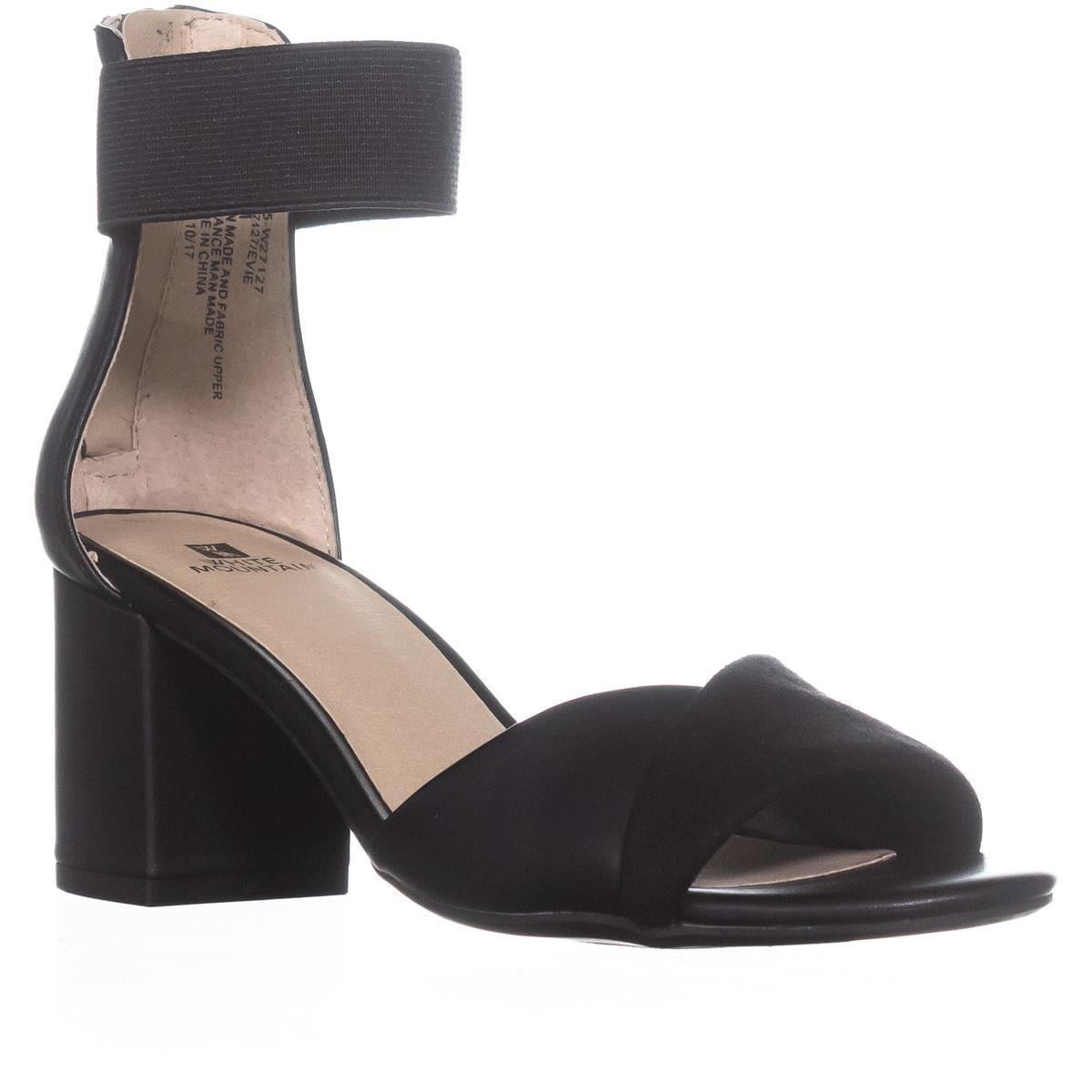 white mountain ankle strap sandals