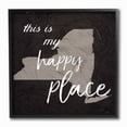 thumbnail image 2 of The Stupell Home Decor Collection This Is My Happy Place New York Framed Wall Art, 2 of 2