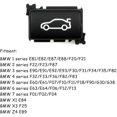 thumbnail image 3 of Jaronx Tailgate Rear Trunk Switch Button Cover for BMW 1 2 3 4 5 6 7 X1 X3 Z4, 3 of 5