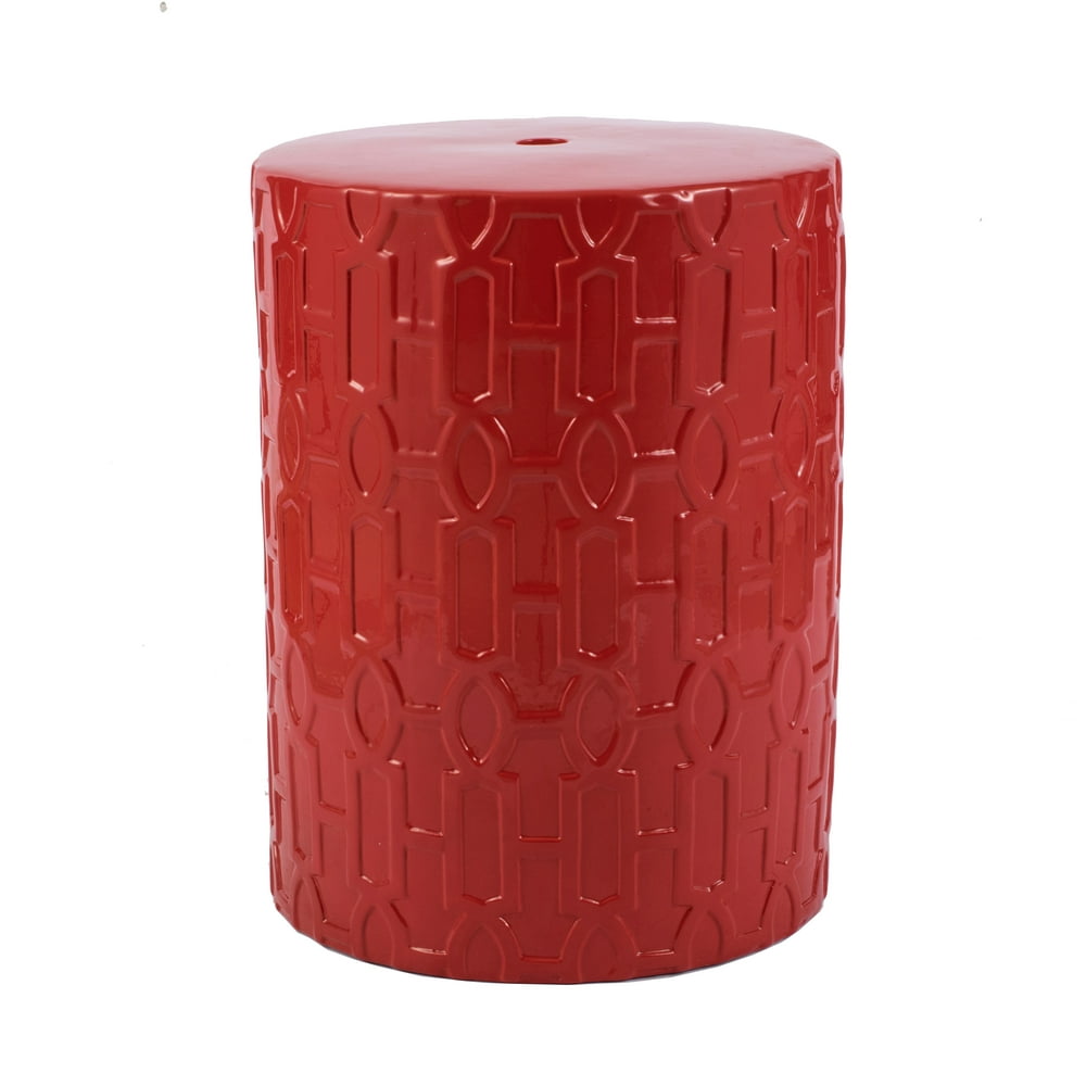 Ceramic Stool Red