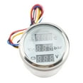 thumbnail image 1 of Boat Water Temp Oil Pressure Voltmeter Multifunctional Digital Display Triple Gage Set for RVs Boats, 1 of 7