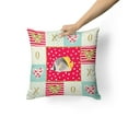 thumbnail image 2 of Butterfly Fish Love Fabric Decorative Pillow, 2 of 4
