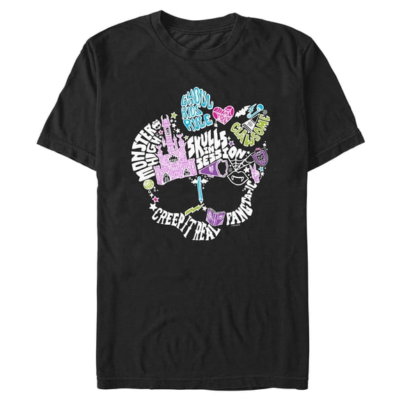 Mens Monster High Skulls In Session T Shirt
