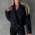 thumbnail image 2 of GuangCheng Womens Coats New Fashion Casual Long Sleeve Hoodless Casual Outwear & Jackets, 2 of 6