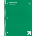 thumbnail image 5 of Wide Ruled 1 Subject Flexible Plastic Cover Spiral Notebook - up&up™, 5 of 9