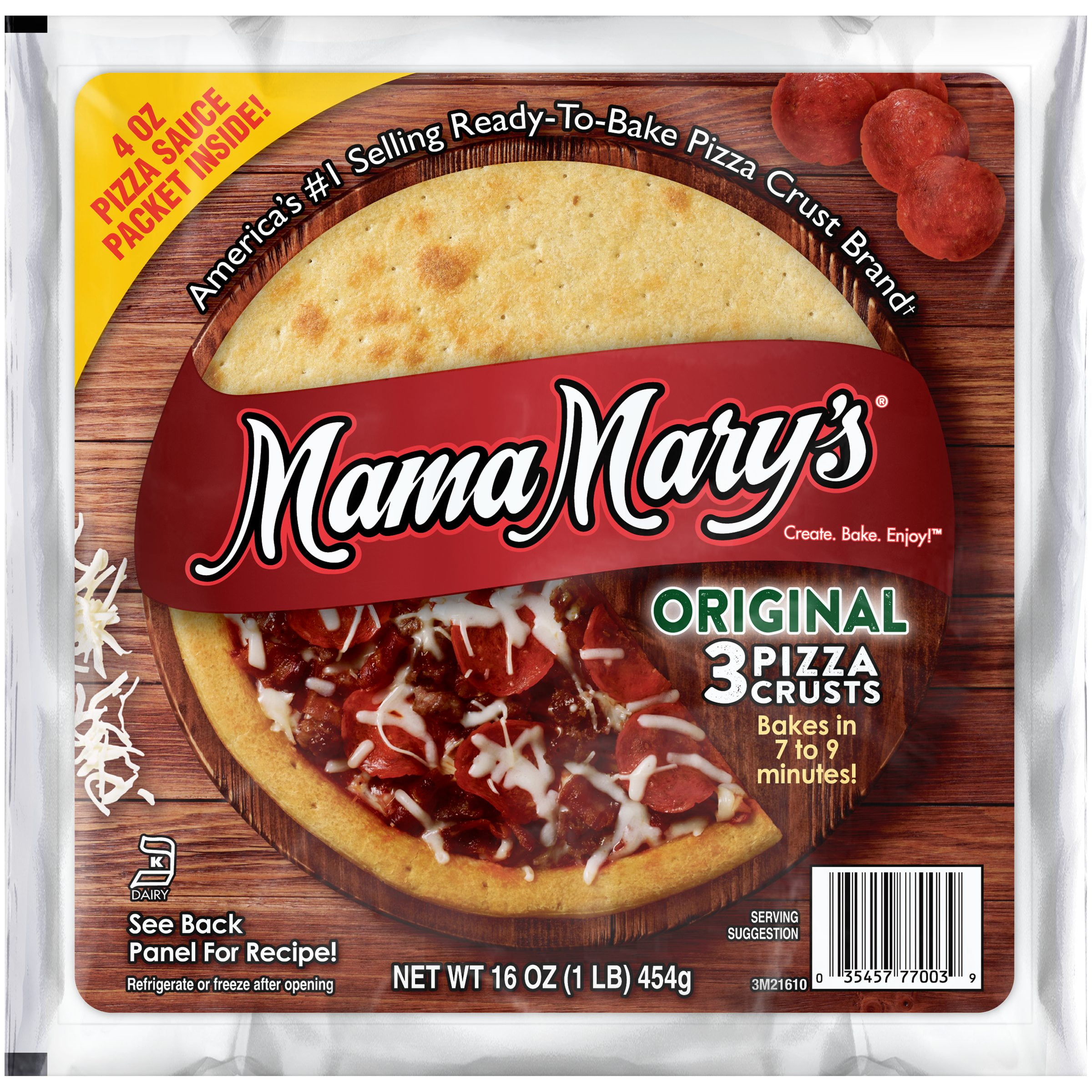 Mama Mary's® Original Pizza Crusts 3 ct Pack