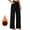 Black, variant on Women's Fleece Lining Leggings - Knit Slim-Leg Tight Active