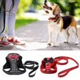 thumbnail image 4 of Billuyoard Arnés de entrenamiento para mascotas con campana de correa Cuerda de práctica ajustable Correa elástica transpirable para caminar en el Ropa para mascotas Rojo METRO Billuyoard PT004898-04, 4 of 6