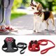 thumbnail image 5 of Greeniant Arnés de pecho para entrenamiento de mascotas con correa, cuerda de práctica, correa cómoda transpirable para caminar al aire libre Ropa para mascotas Rojo METRO, 5 of 6