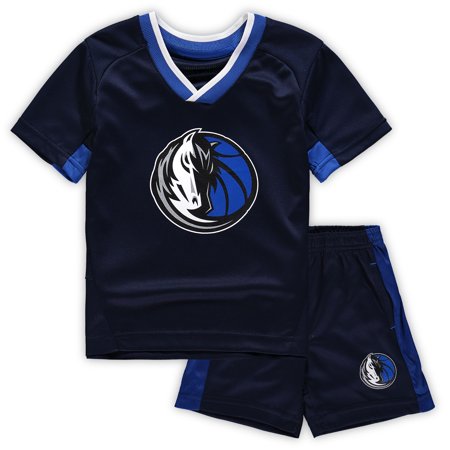 Dallas Mavericks Preschool & Toddler Double Dribble T-Shirt & Shorts Set - Navy