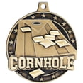 thumbnail image 2 of Cornhole Medals, 2" Gold Diecast Cornhole Medal Award 1 Pack, 2 of 2