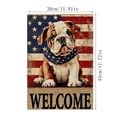 thumbnail image 4 of Memorial Day Saving!4th of July Decorations, Independence Day Garden Flag Arrival Digital Printed Linen Flag Outdoor Yard Decoration, 4 of 7