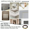 thumbnail image 6 of 5ms PVC Plastic Edge Banding Adhesive Veneer Edge Trim for Table Cabinet Furniture Decorative Trim golden 11x0.7mm, 6 of 6