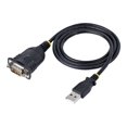 thumbnail image 4 of StarTech.com 3ft (1m) USB to Serial Cable, DB9 Male RS232 to USB Converter, USB to Serial Adapter for PLC/Printer/Scanner/Network Switches, USB to COM Port Adapter - Prolific IC, Automatic Handshake, Windows/macOS (1P3FP-USB-SERIAL) - Serial cable - DB-9 (M) screwable to USB (M) - 3.3 ft, 4 of 5